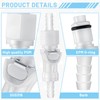 Chunful 20 Pcs 1/4" Quick Disconnect Connect Hose Barb Insert