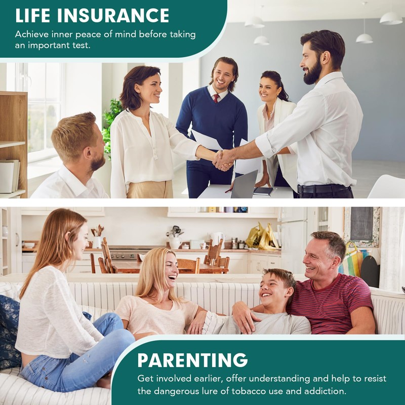 Easy@Home Easy@Home 10 Pack Nicotine Urine Test Strips Kit, Sensitive