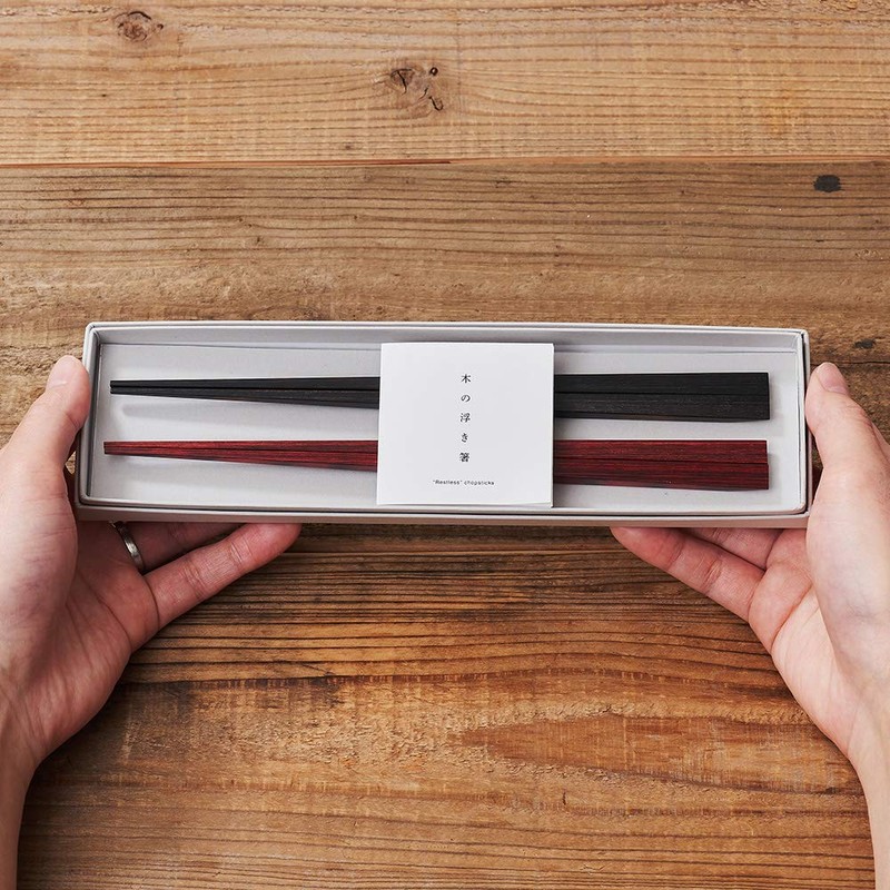 Ash Concept Wooden Floating Chopsticks Couple Chopsticks (Set) | Couple