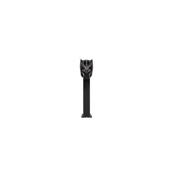 Black Panther Pez Dispenser in Cello Package with 2 Rolls Candy