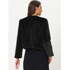 Allegra K Formal Bolero Shrug for Women's Cropped Faux Fur