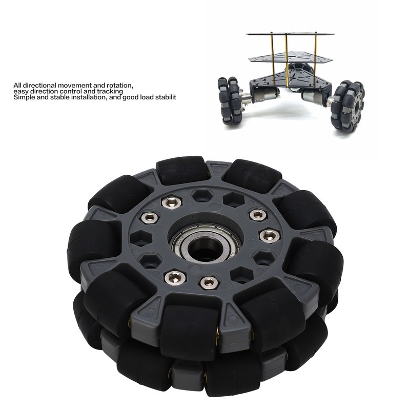 100mm Robot Omni Directional Wheel with Center Bearing Robot Wheel