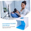 KONTONTY Portable 20cm Mini Photo Studio Box Photography Lightbox for