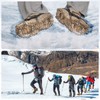 Strap Type Crampons, 24 Teeth Claws, Multifunction Non-Slip Ice Cleat,