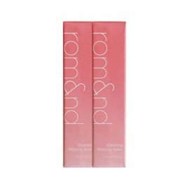 Rom& Glasting Melting Balm Lovey Pink 2 pcs JJ Mall / 롬앤 글래스팅 멜팅 밤 러비 핑크 2개  JJ몰