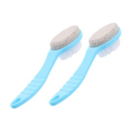 Baluue 2pcs Double-sided Foot File Scraper Heel Skin Remover Exfoliating Tool for Foot Care