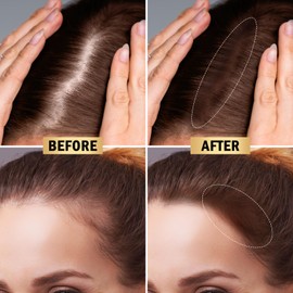 Boobeen Hair Root Touch-Up Stick, Waterproof Concealer for Hairline Shadow Hair Color Shadow Instantl Cover Thin Hair, for Graying Roots and Hair Loss and Face Contour