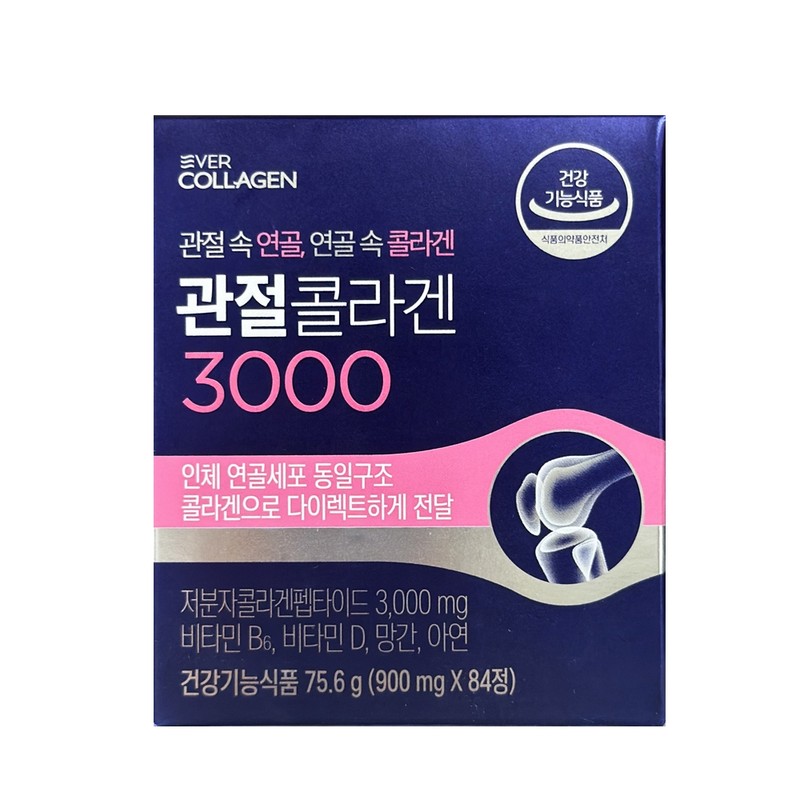 Ever Collagen Joint Collagen 3000 Low Molecular Collagen Peptide 84