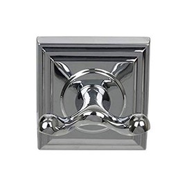 Delaney Hardware 520606 Double Robe Hook 700, Polished Chrome