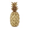 Deco 79 Polystone Fruit Decorative Sculpture Pineapple Home Decor Statue,