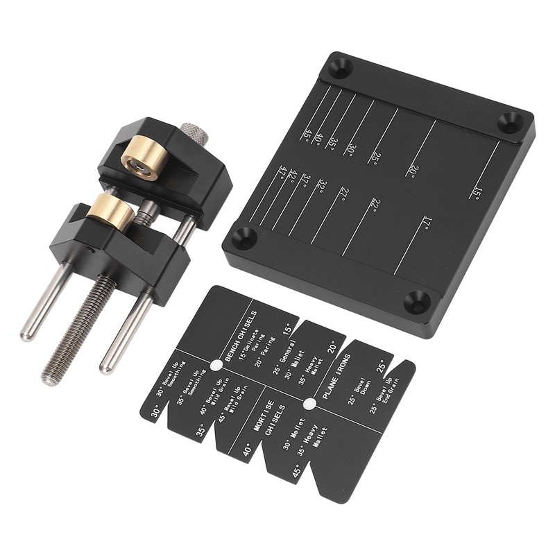 Honing Guide System Woodworking Plane Chisel Sharpening Kit Aluminum Alloy