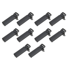 VBESTLIFE Radio Belt Clip Clamp, 10Pcs Replacement Radio Belt Holder for Baofeng UV 5R UV 5RA UV 5RB UV 5RC UV 5RD UV 5RE Two Way Radio Accessories