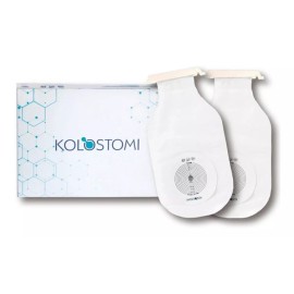 Kolostomi Pack 2 bolsas Kolostomi com 10 pz para adulto Colostomia Blanco