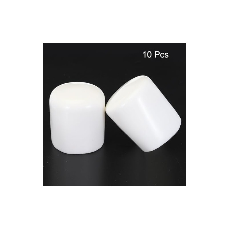 QUARKZMAN 10pcs Rubber End Caps 50mm ID Vinyl Round Tube