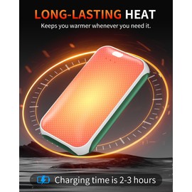 Hand Warmers Rechargeable, 2 Pack Electric Hand Warmer, Reusable Portable Pocket Heater USB Handwarmers, Gifts for Men, Women, Indoor, Outdoor, Hiking, Skiing, Camping, Hunting Accessories