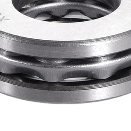 sourcing map 51204 Axial Ball Bearing 20mm x 40mm x 14mm Chrome Steel Single Sided
