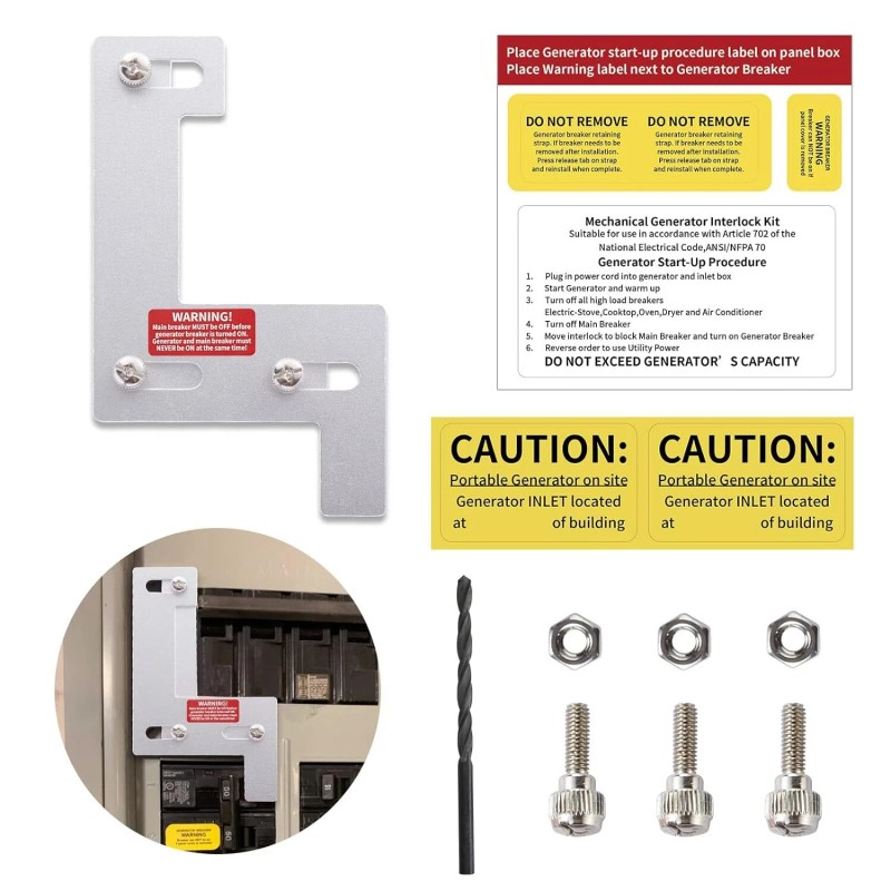 Cznzn Generator Interlock Kit Ul Tested Safe Power Supply For