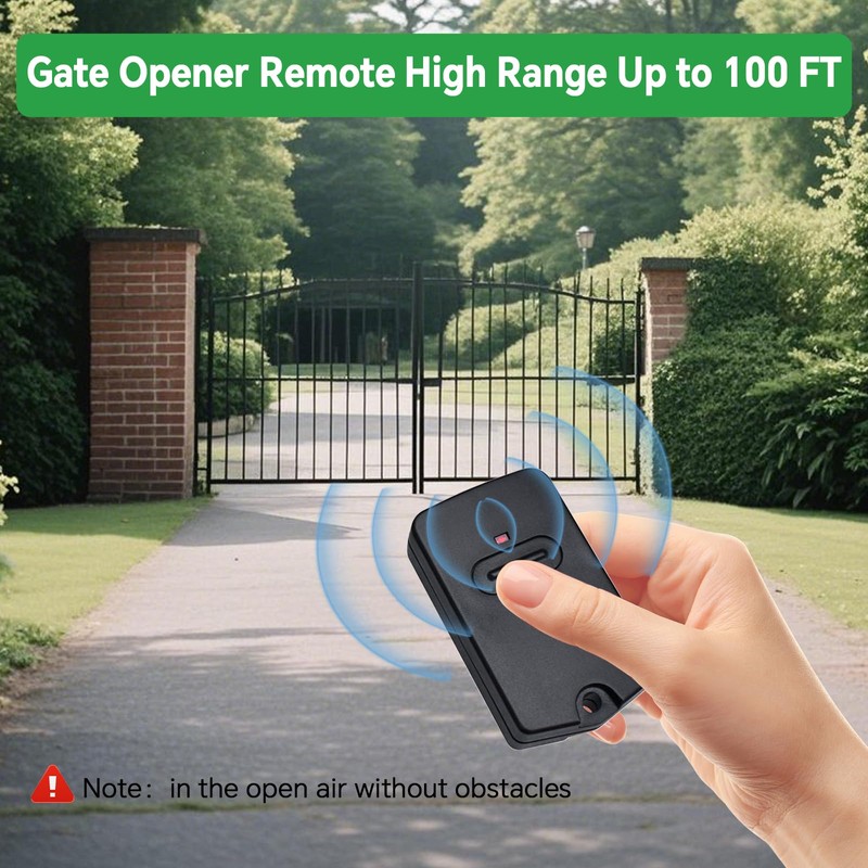 QSDIYRF 3 for Mighty Mule Gate Opener Remote,FM135 RB741 Gate