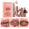 3 Pieces Matte Liquid Lipstick Lip Liner Set