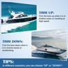 Boat Tilt Trim Switch Push Button Switch with IP67 Waterproof,