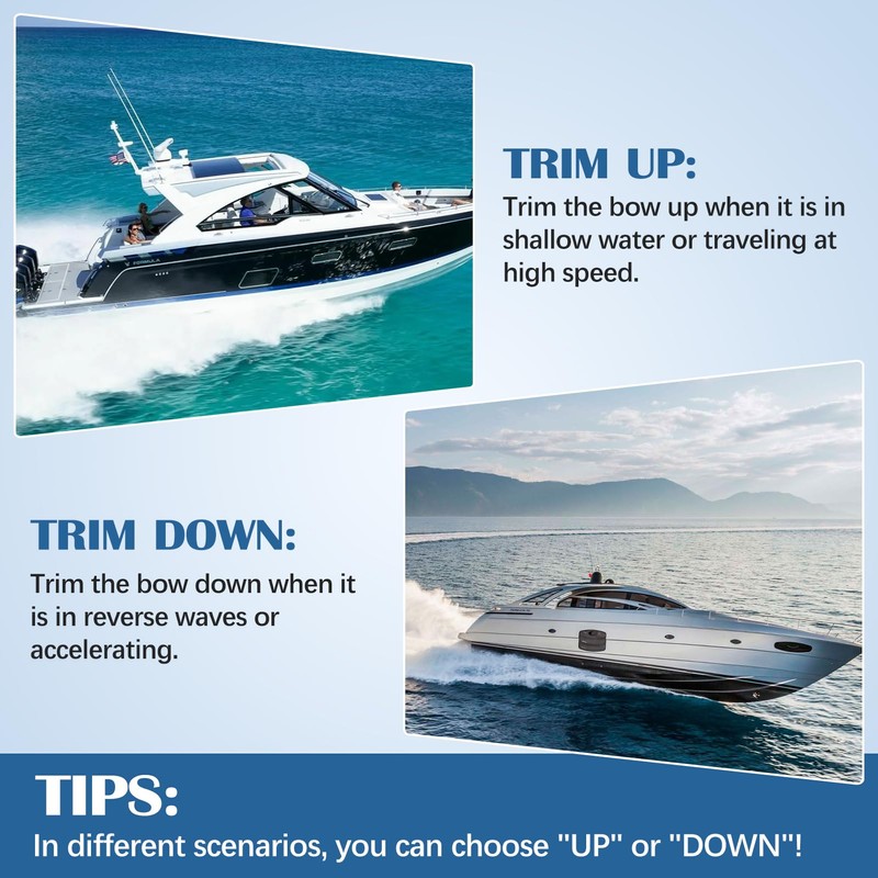 Boat Tilt Trim Switch Push Button Switch with IP67 Waterproof,