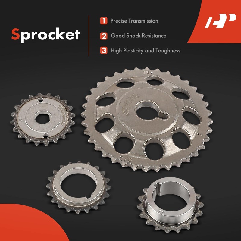 A-Premium 11PCS Engine Timing Chain Kit W/Sprocket & Tensioner &