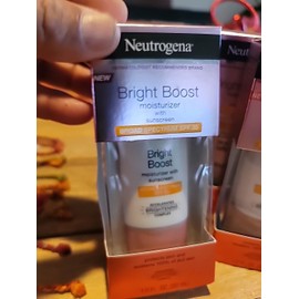 NEUTROGENA BRIGHT BOOST MOISTURIZER SPF 30 SUNSCREEN 1 OZ  SET OF 3