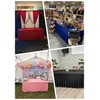iEventStar Fitted Polyester One-Piece Table Skirt Spandex Table Cover Rectangle