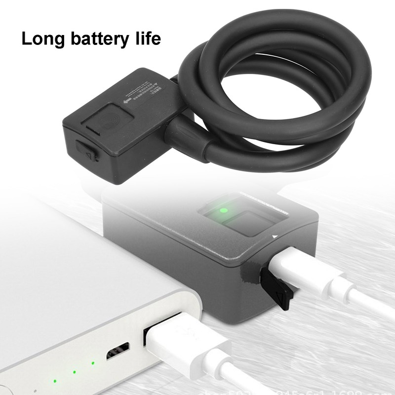 3.7V Electric Bike Lock Bluetooth Fingerprint Bike Lock with Waterproof