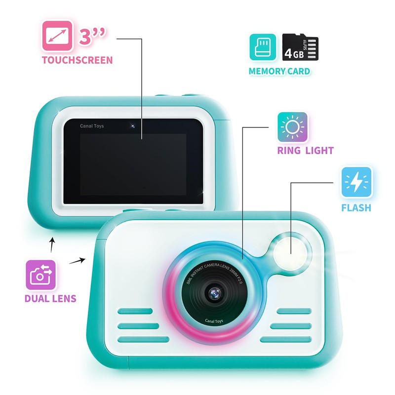 Canal Toys Photo Creator Instant Print Camera 2.0 - Digital