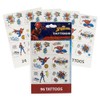 Show-Offs Spider Hero Temporary Tattoos - 96 Count, Small, Red