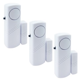 Door Window Alarm, 90DB Door Alarms for Kids Safety, Wireless Sensor Door Window Burglar Alarm-Window Pool Alarms for Home, 3 Pack