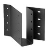 MOUNTAIN_ARK 2 Pack 2 x 6 Black Joist Hanger Skewed