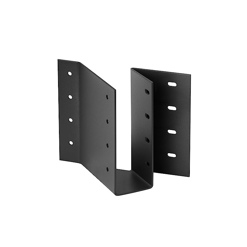 MOUNTAIN_ARK 2 Pack 2 x 6 Black Joist Hanger Skewed