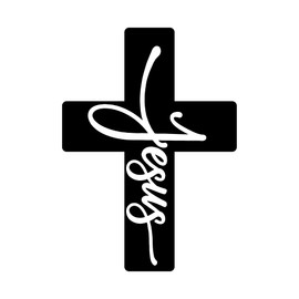 Jesus Cross Embroidered Patch Christian Religious Embroidery Patches Motivational Prayer Bible Verse Scripture Sew On Iron On Patch for Clothes Backpacks Hats Jackets Gifts for Men Women 3x2.2 Inches