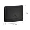Gusti Marely Women's Leather Wallet, black, Retro
