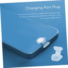 KICHOUSE 8 Pcs Type C Dust Plugs USB Caps with Luminous Design Covers for Phone Charging Protection Compatible with Devices