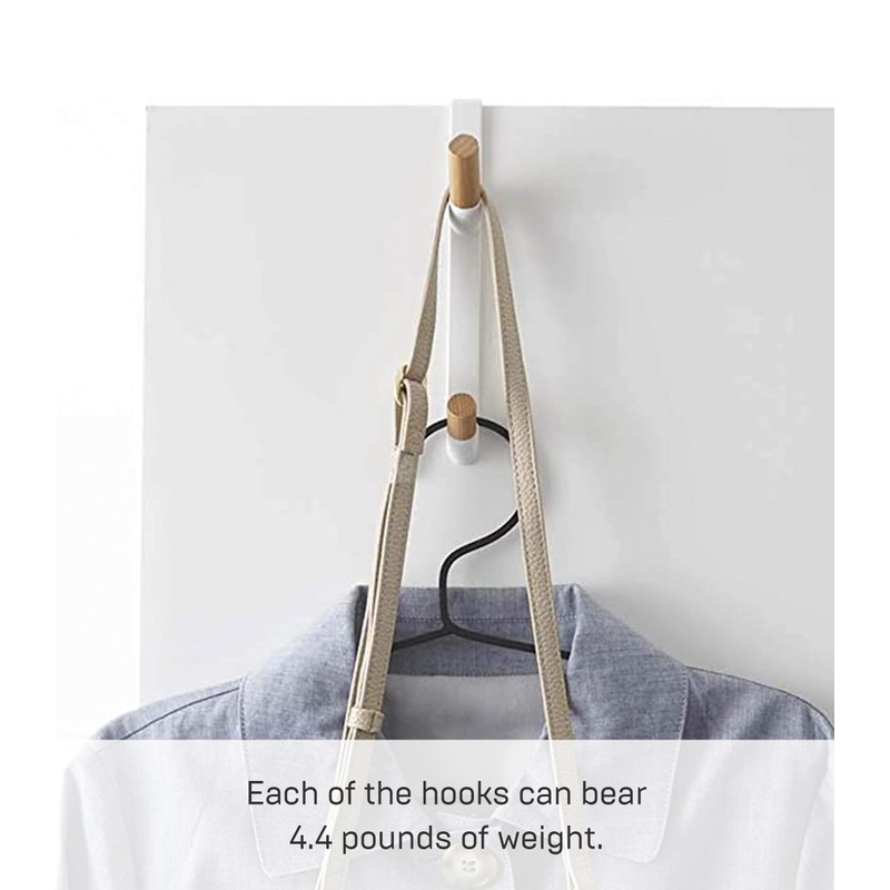 Yamazaki 5171 Door Hanger, White, Approx. W 0.6 x D