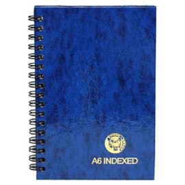 Tiger Index A-Z Twinwire A6 Notebook