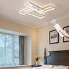 Shine LUEST Modern LED Ceiling Light Fixture White Flush Mount