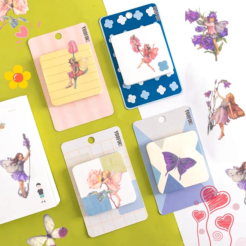 KIBBEH Transparent Decorative Fairy Stickers