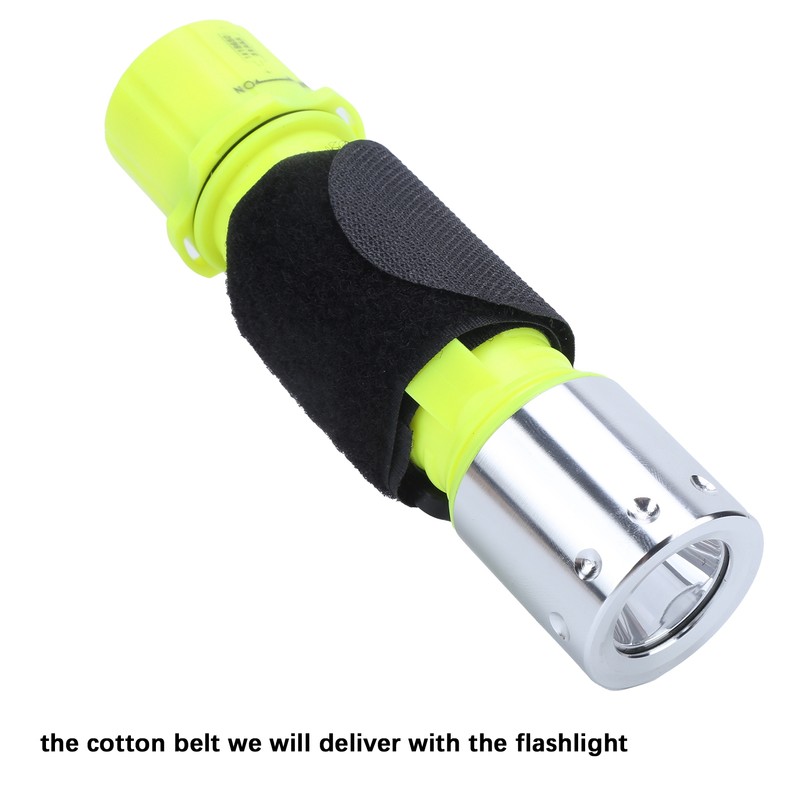 Diving Flashlight IPX8 Waterproof Portable Professional Rechargeable LED Diving Light