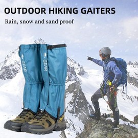 TATACLEA Snow Boot Gaiters,Leg Hiking Gaiters,Shoe Covers,Lightweight and Adjustable,Waterproof, Hiking, Walking, Hunting, Backpacking,Skiing, Mountaineering,etc.,for Men and Women
