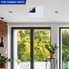 Seatern Square Magnetic Vent Covers, 8" x 8" (3 Pack),