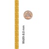 LIFETIME JEWELRY Diamond Cut Nugget Bracelet for Women 24k Gold