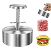 zCloud Adjustable Hamburger Patty Maker Stainless Steel Hamburger Press Patty