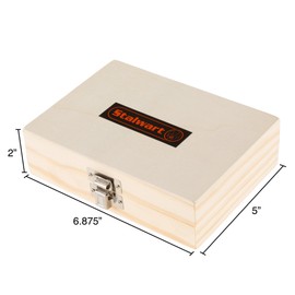 Router Bit Set- 15 Piece Kit with ¼” Shank and Wood Storage Case By Stalwart (Woodworking Tools for Home Improvement and DIY)