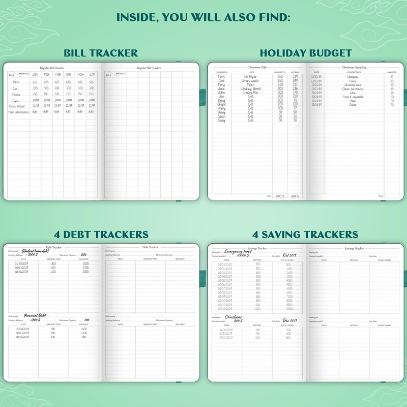 Legend Budget Planner – Financial Organizer Book. Money Account &