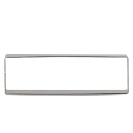 LILIAO Rectangle Cookie Cutter, Stainless Steel (5 x 1.5 inches)
