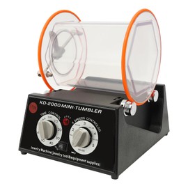 Jewelry Polishing Machine,KD2000 60W Electric Polisher with Beads,5-speed Adjustable Jewelry Cleaning Machine for gold, Silver,Copper Coins